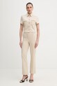Guess spodnie NEW ZOE W6RB11.KCMU2 beżowy SS26