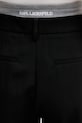 Karl Lagerfeld spodnie IKON czarny B1W10007