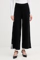 Karl Lagerfeld pantaloni tricotaj negru B1W10010