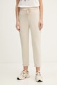 Joseph Ribkoff spodnie dresowe z elastanem beżowy 261606