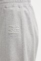 GANNI spodnie dresowe bawełniane A1080058 szary A1080058