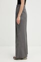 GANNI spodnie z dodatkiem wełny W0761 W0761 szary SS26