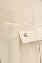 G-Star spodnie bawełniane Cargo 3D boyfriend beżowy D27022.E078