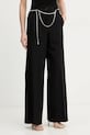 Pinko spodnie tkanina czarny 106397.A35I