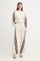 Pinko spodnie dresowe 106335.A34D beżowy SS26
