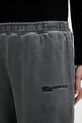 Βαμβακερό παντελόνι Karl Lagerfeld Jeans γκρί B1W10090