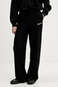 Karl Lagerfeld Jeans spodnie dresowe z elastanem czarny B1W10092
