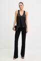 Patrizia Pepe spodnie 8P0781.A6F5 czarny SS26