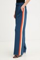 Patrizia Pepe spodnie z elastanem niebieski 8P0795.A688