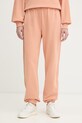 Patrizia Pepe spodnie dresowe bawełniane bawełna pomarańczowy 8P0802.J079