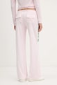 Odzież Juicy Couture spodnie dresowe Angel JCNBJ126454 różowy
