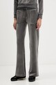 Juicy Couture spodnie dresowe Layla z elastanem szary JCSEBJ001.150