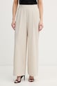 Joseph Ribkoff spodnie wide leg damskie beżowy 262622