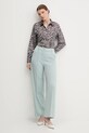 Joop! spodnie 30100443 turkusowy SS26