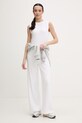 Puma spodnie dresowe damskie Comfort 693284 biały SS26