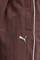 Παντελόνι φόρμας Puma Piping Relaxed Woven καφέ 634559
