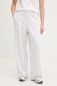 Puma spodnie dresowe bawełniane Wardrobe Essentials bawełna biały 634583