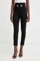 Elisabetta Franchi spodnie damskie czarny PA15861E2