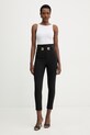 Elisabetta Franchi spodnie damskie PA15861E2 czarny SS26