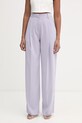 Elisabetta Franchi spodnie damskie fioletowy PA16761E2