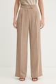 Liu Jo spodnie z elastanem beżowy WA6167.T332A