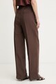 Oblečenie Liu Jo nohavice dámske s lyocellom WA6480.T4818 hnedá