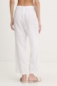 Odzież Lauren Ralph Lauren spodnie straight damskie bawełniane 20417190 biały