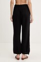 Odzież Lauren Ralph Lauren Spodnie straight damskie bawełniane 20417190 czarny