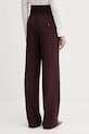 Odzież Marella spodnie ACERBO 2613131021200 bordowy