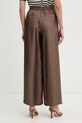 Odzież Marella spodnie damskie jedwabne MLMQUIZ 2613131105200 brązowy