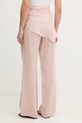 Одежда Marella брюки wide leg для женщин из льна SOLISTA 2613131114200 розовый