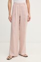 Marella брюки wide leg для женщин из льна SOLISTA розовый 2613131114200