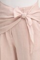 Marella брюки wide leg для женщин из льна SOLISTA 2613131114200 розовый
