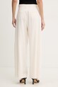 Odzież Marella spodnie z dodatkiem lnu MLMALAMARONOFOU 2613131135200 beżowy