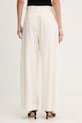 Odzież Marella spodnie z dodatkiem lnu MLMALAMARONOFOU 2613131135200 beżowy