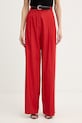 Marella spodnie CALIGA z elastanem czerwony 2613131161200