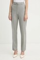 Marella spodnie z dodatkiem wełny GOLFO high szary 2613131201200