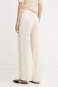 Ρούχα Marella παντελόνι γυναικείο με πρόσμιξη κασμιριού MLMVIOLINO 2613331025200 μπεζ