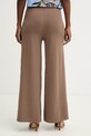 Odzież Marella spodnie damskie z wiskozy MLMGIURIA 2613331045200 brązowy