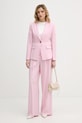 Marella spodnie Emme by Marella 2615131311200 różowy SS26