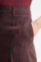 Marella брюки для женщин из льна FRAGOLA коричневый 2613131052200