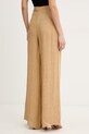 Odzież Marella spodnie lniane OTTELIA 2613131062200 beżowy