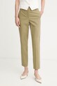 Marella spodnie damskie bawełniane z elastanem GETTONE zielony 2613131152200