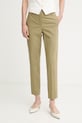 Marella spodnie damskie bawełniane z elastanem GETTONE zielony 2613131152200
