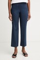 Marella штани жіночі з бавовною Emme by Marella темно-синій 2615131072200