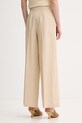 Odzież Marella spodnie damskie z lnem Emme by Marella 2615131102200 beżowy