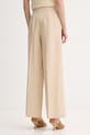 Odzież Marella spodnie damskie z lnem Emme by Marella 2615131102200 beżowy