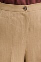 Marella spodnie damskie lniane Emme by Marella beżowy 2615131182200