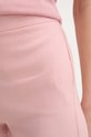 iBlues spodnie straight damskie z dodatkiem lnu CANALE różowy 2617131112200