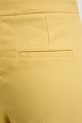 iBlues spodnie straight damskie z dodatkiem lnu CANALE żółty 2617131112200